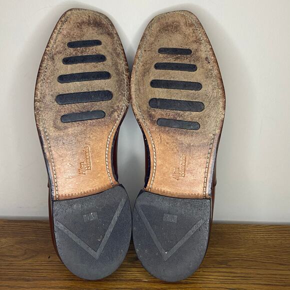 Allen Edmonds Shoes Dryden Chestnut Brown Leather Dress Oxfords Mens Size 10 D - Picture 6 of 7